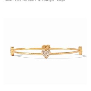 Julie Vos Pavè Heart Bracelet in small